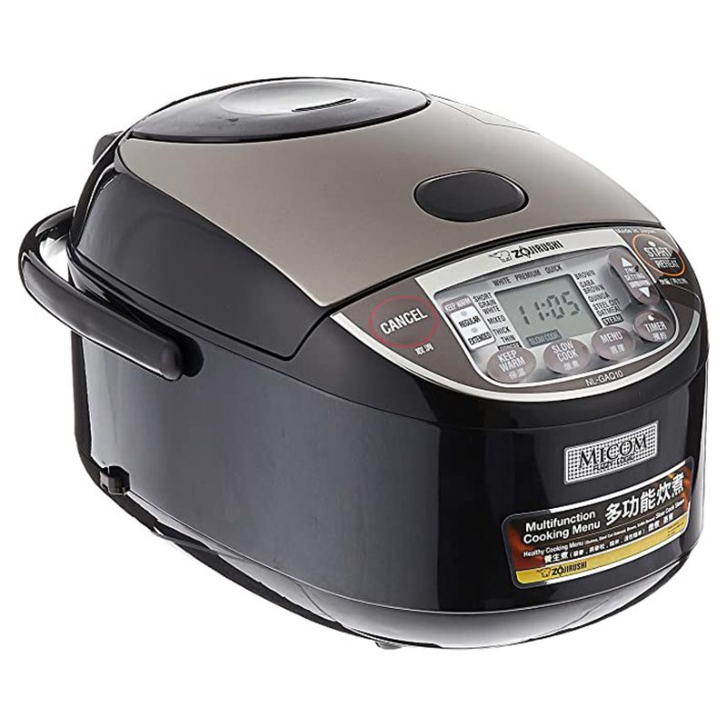 Zojirushi - Electric Rice Cooker/Warmer - Metallic Black - 1 L