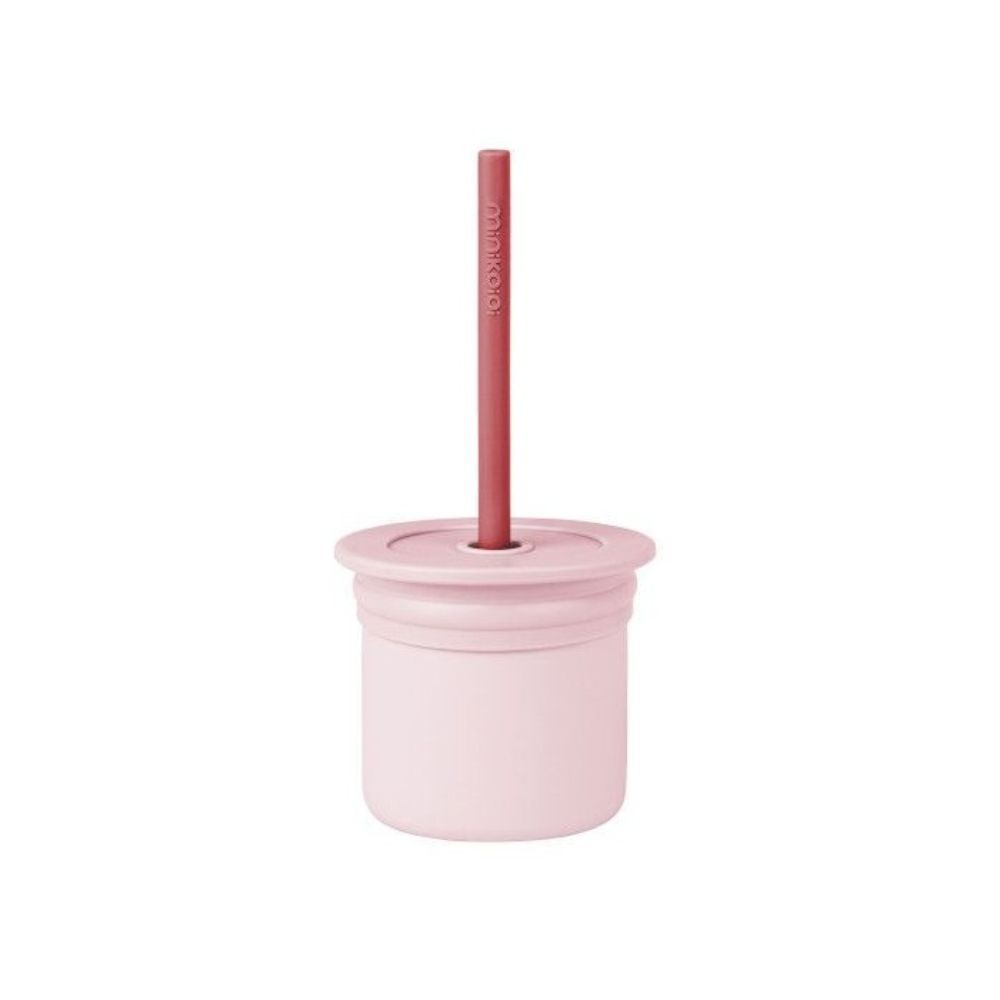 MinikOiOi - Sip Snack - Silicone - Pinky Pink