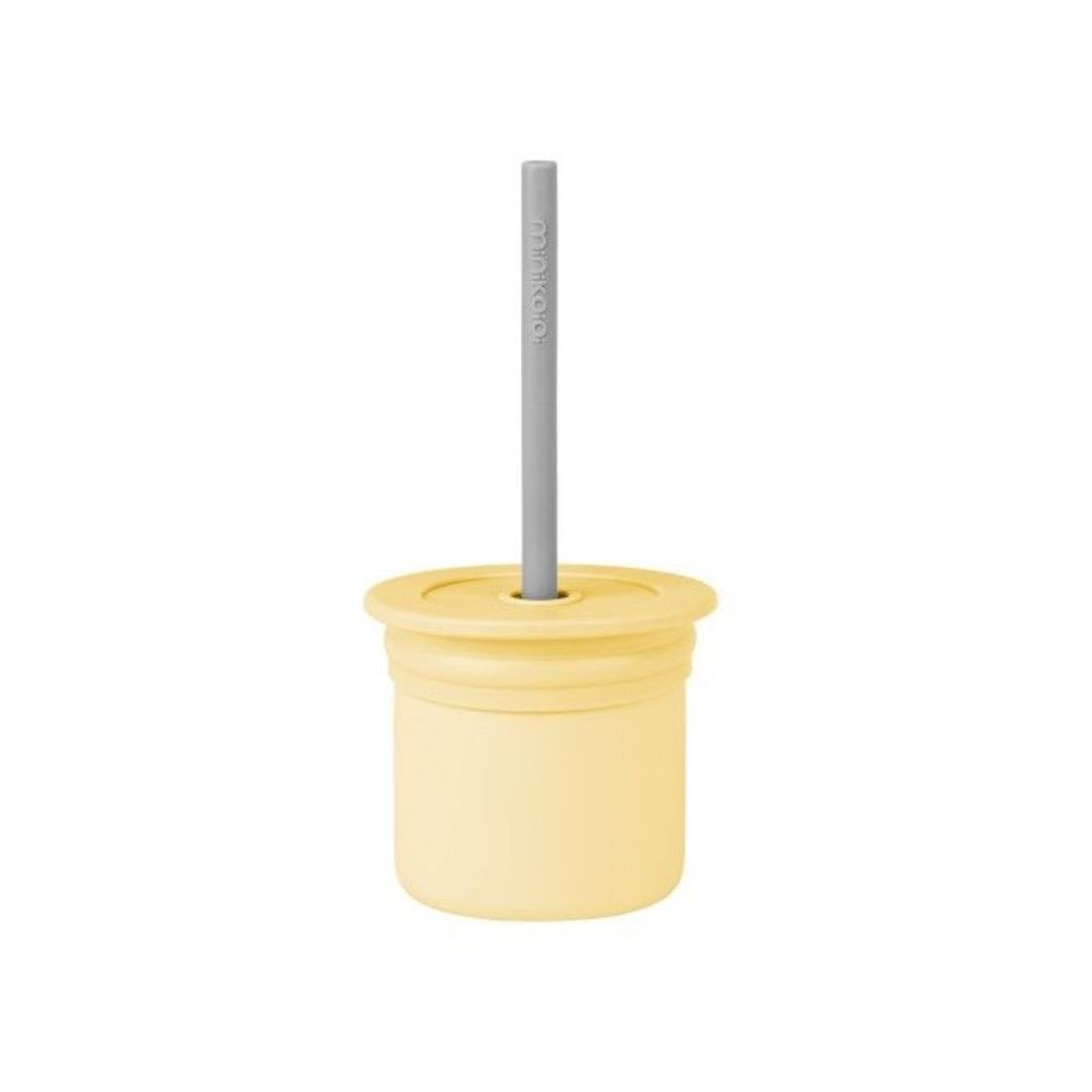 MinikOiOi - Sip Snack - Silicone - Mellow Yellow