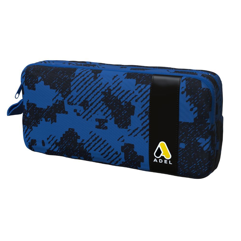 Adel - Pencil Bag Geometry 2 Zip - Blue