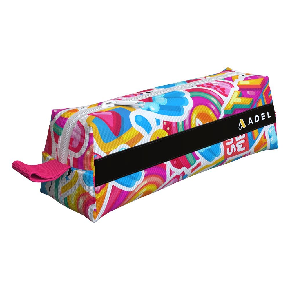 Adel - Pencil Bag - Game 1 Zip - Pink