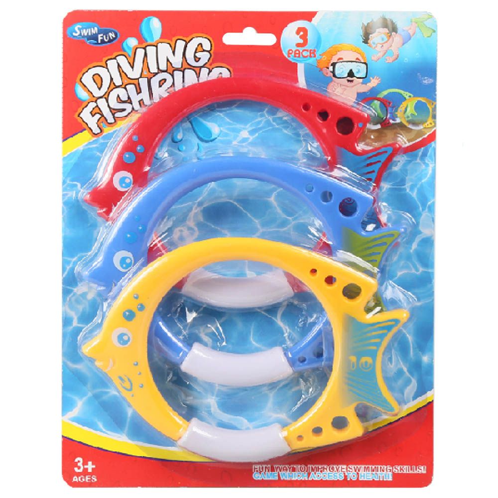 Mondo - Diving Fish Ring Toys - 3pcs