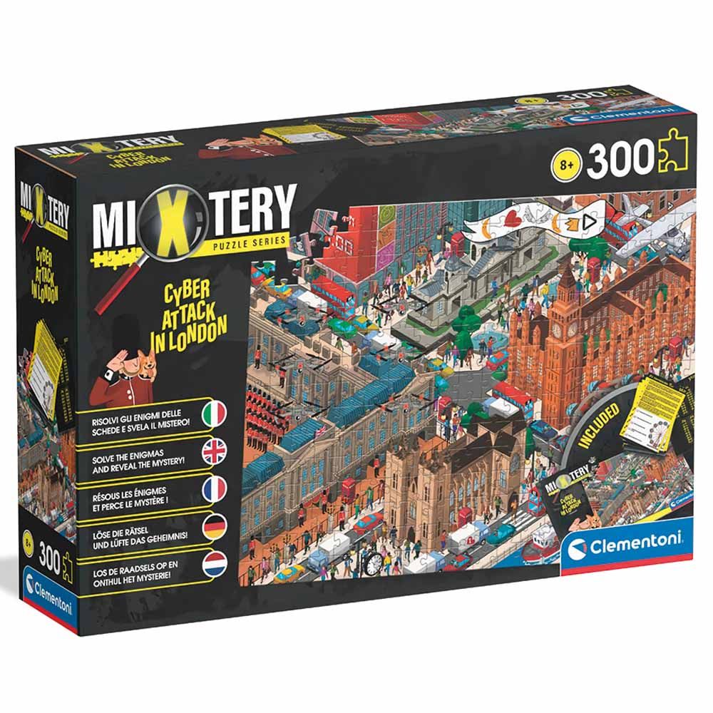 Clementoni - Jigsaw Puzzle - Mixtery Hacking Attack - 300 pcs