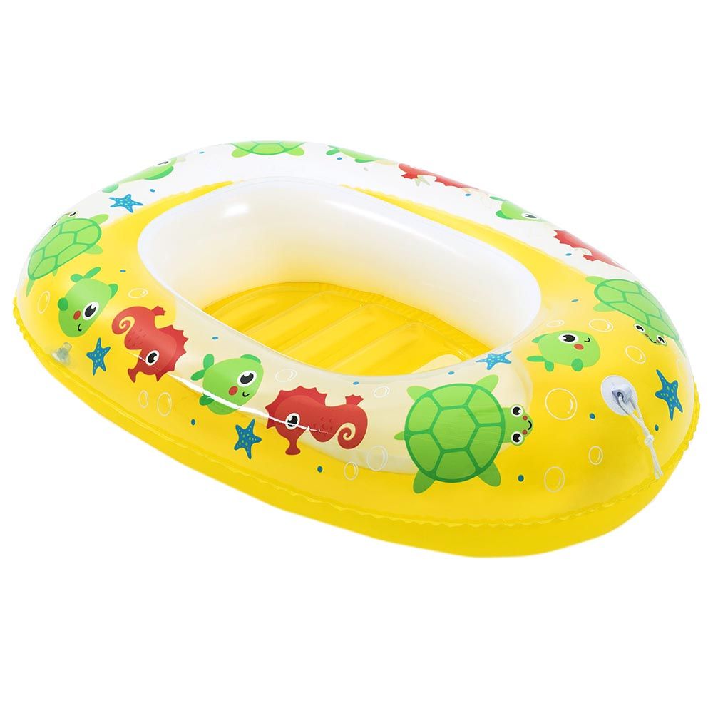 Bestway - Boat Kiddie Raft - Inflatable Pool Float - Yellow