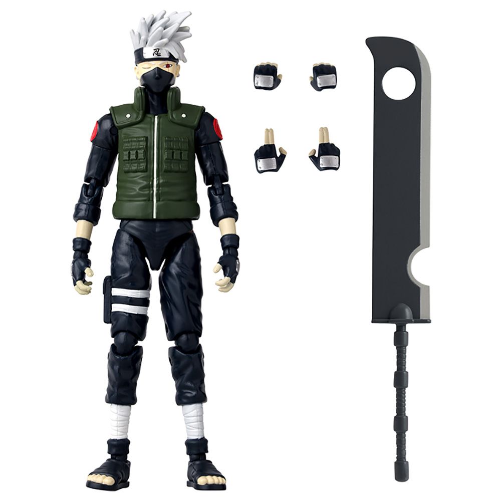 Bandai - Anime Heroes Naruto Kakashi Hatake Figure - 6.5-Inch