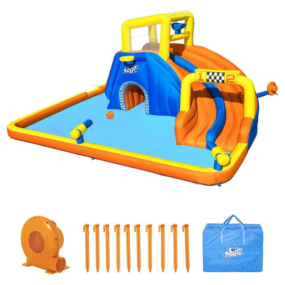 Bestway - Super Speedway Mega Water Park 551 x 502 x 265 cm 