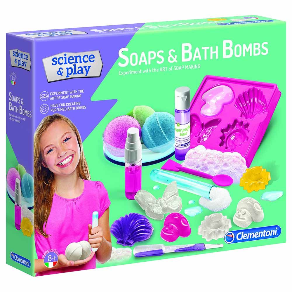 Clementoni - Soap & Bath Bombs Kit