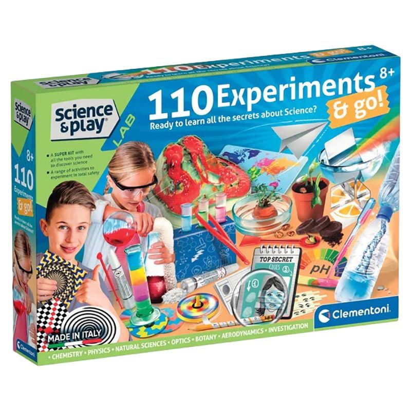 Clementoni - Science 110 Experiments Kit