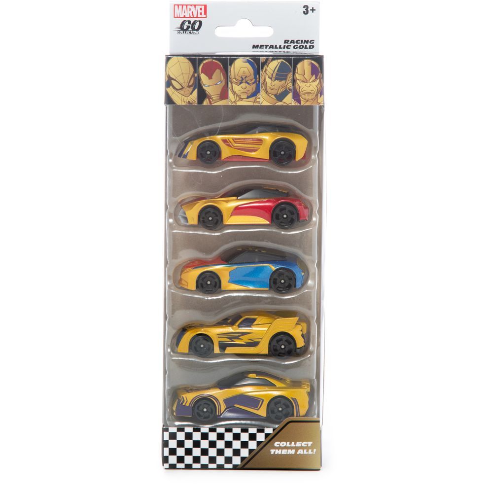 Marvel - GO Racing W3 Car 3" - Pack of 5