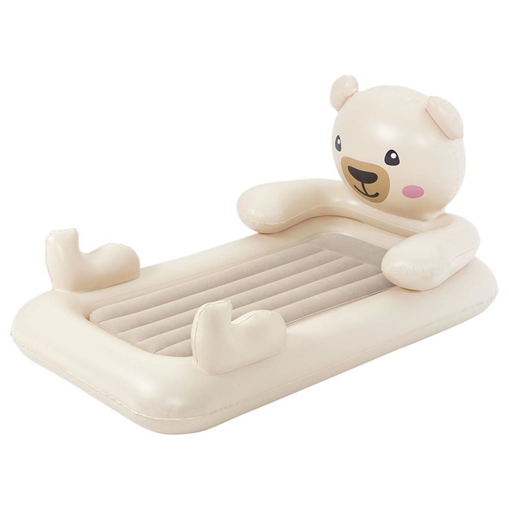 Bestway - Teddy Bear Airbed 188x109x89cm - Beige