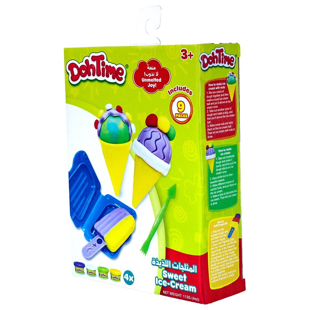 DohTime - Mini Sweet Ice Cream Play Dough Set