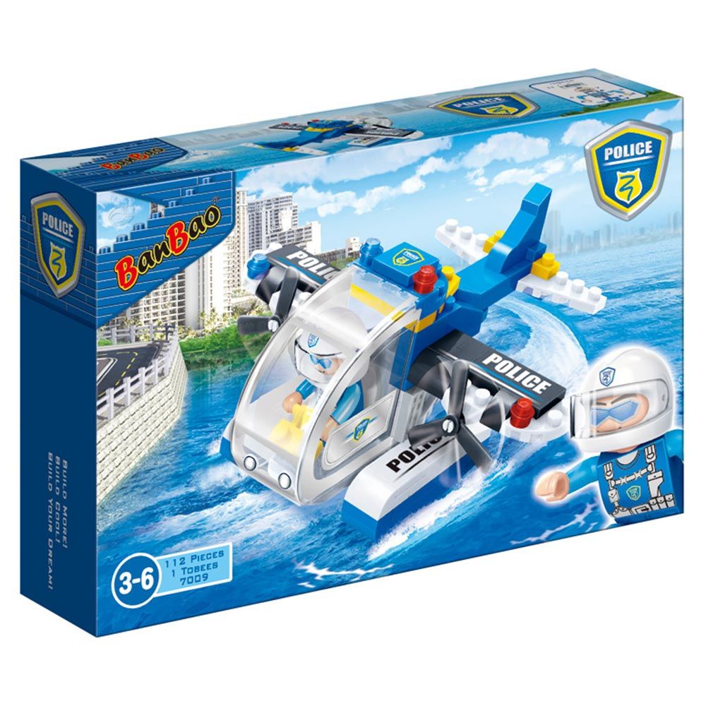 Banbao - Police Series - Police Seaplane (112 pieces)