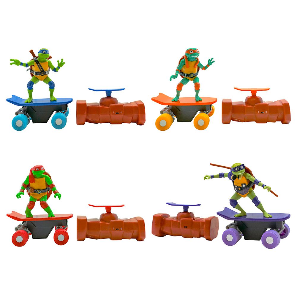 Nickelodeon - TMNT Movie Remote Control Half Pipe Vehicle Set - Style May Vary