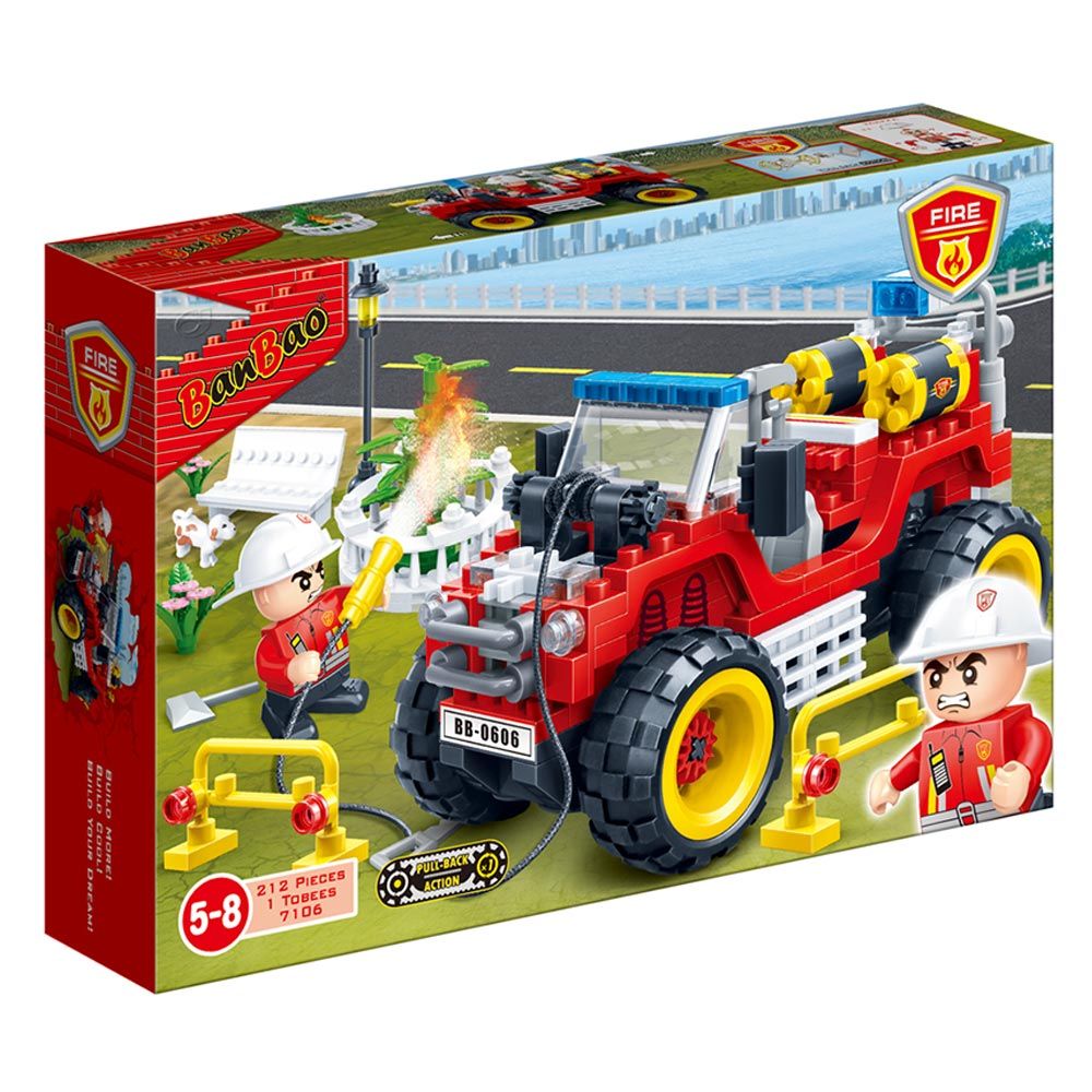 Banbao - Fire Series - Fire Jeep (212 pieces)