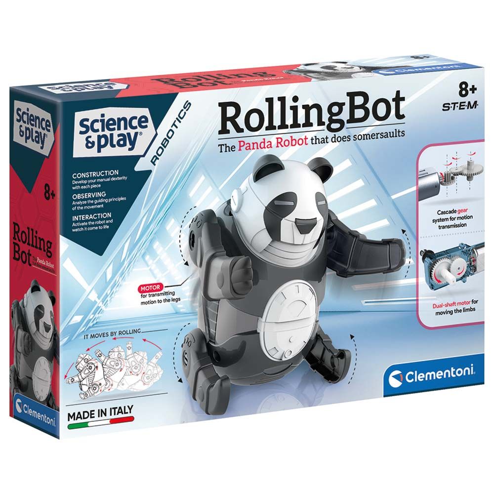 Clementoni - Battery Operated Rolling Robot