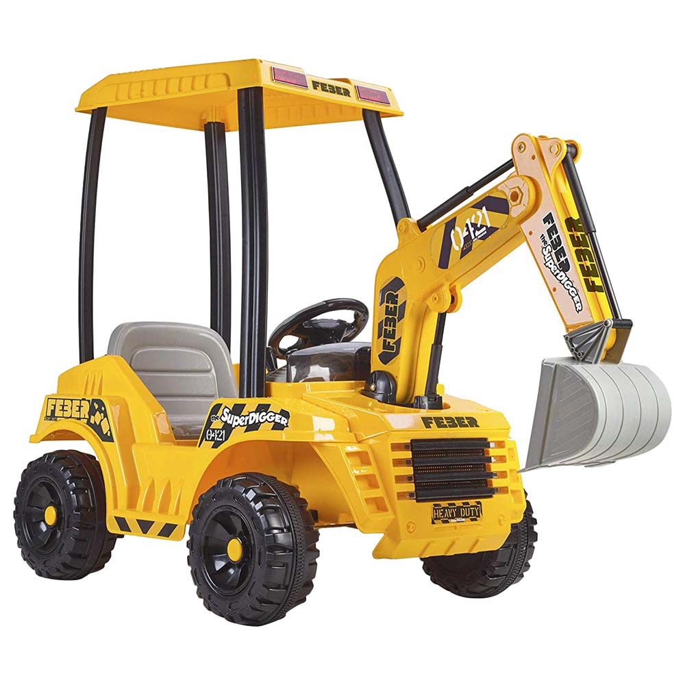 Feber -  Ride-on Super Digger Battery Operated 12V UK