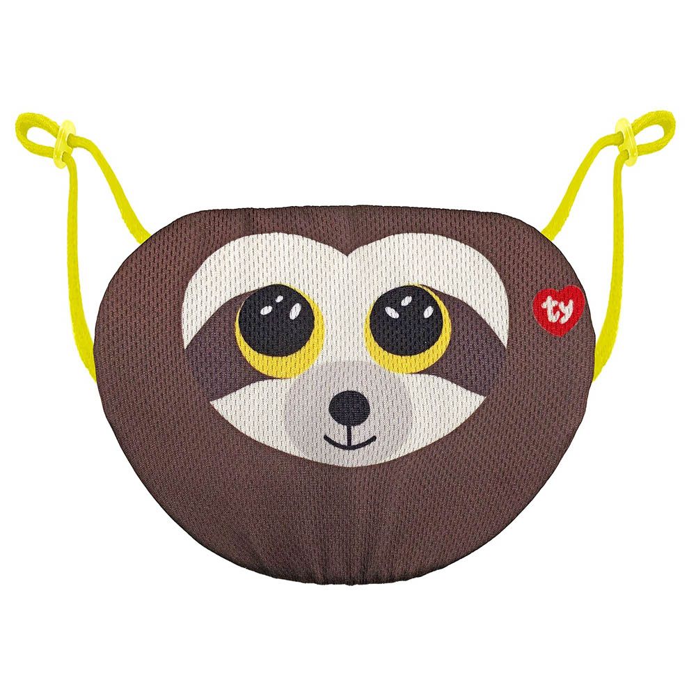 Ty - Beanie Boo Face Mask Sloth Dangler - Brown