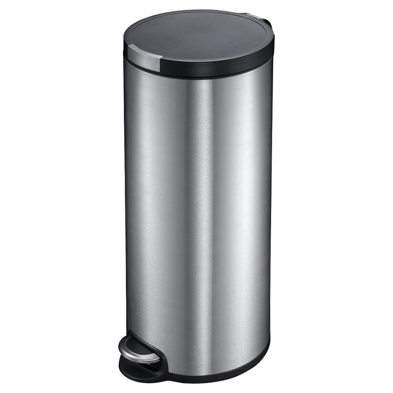 EKO Artistic Round Step Waste Bin W/ Soft Close Lid 30L