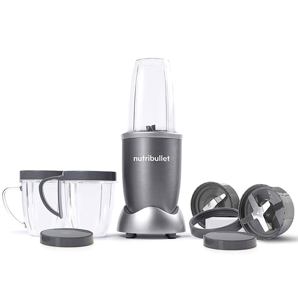 NutriBullet - 9pc Accessories High-Speed Blender 600W - Gray