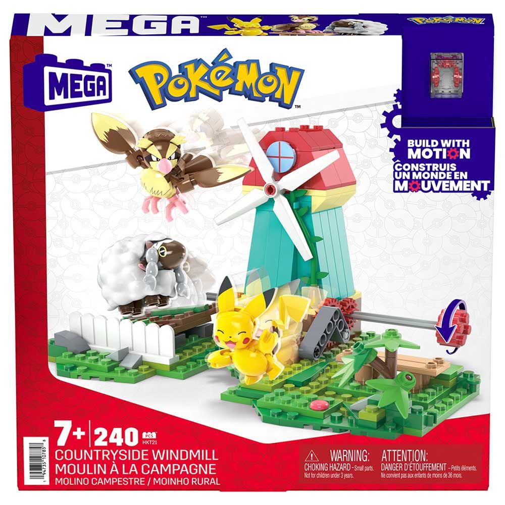 Pokemon - Mega Pokemon Countryside Windmill Building Set - 240pcs