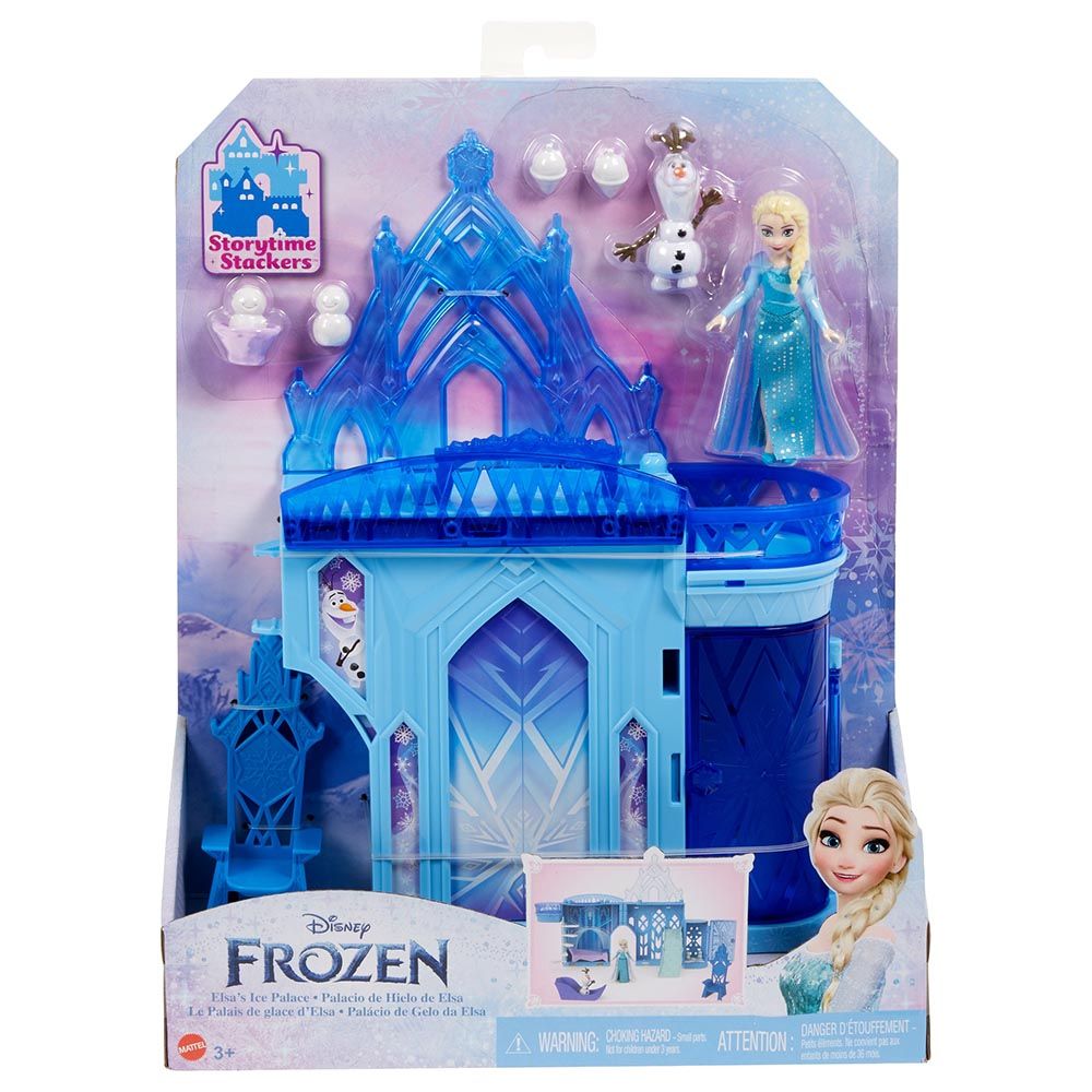 Mattel - Disney Frozen Doll & Playset - Elsa - Small