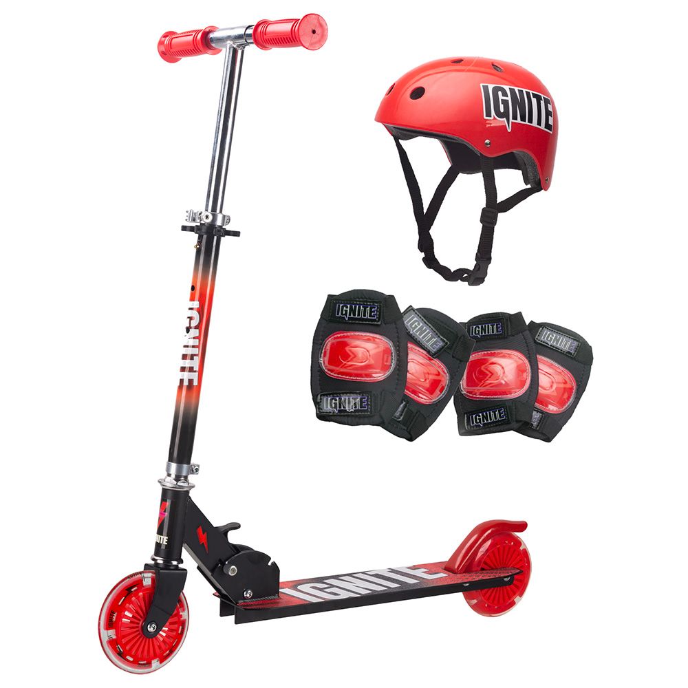 Ignite - Flow Scooter 2 Wheel Combo Pack - Red