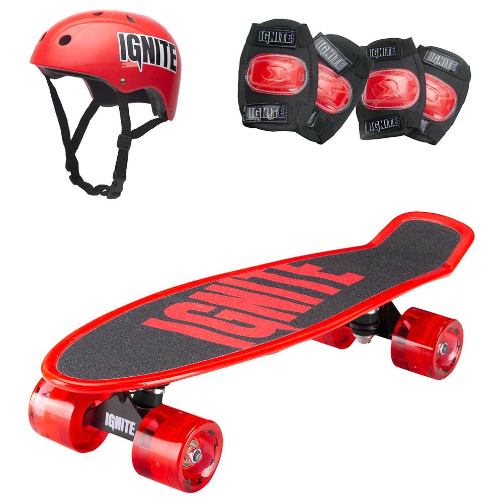 Ignite - Tyro Skateboard Combo Pack - Red