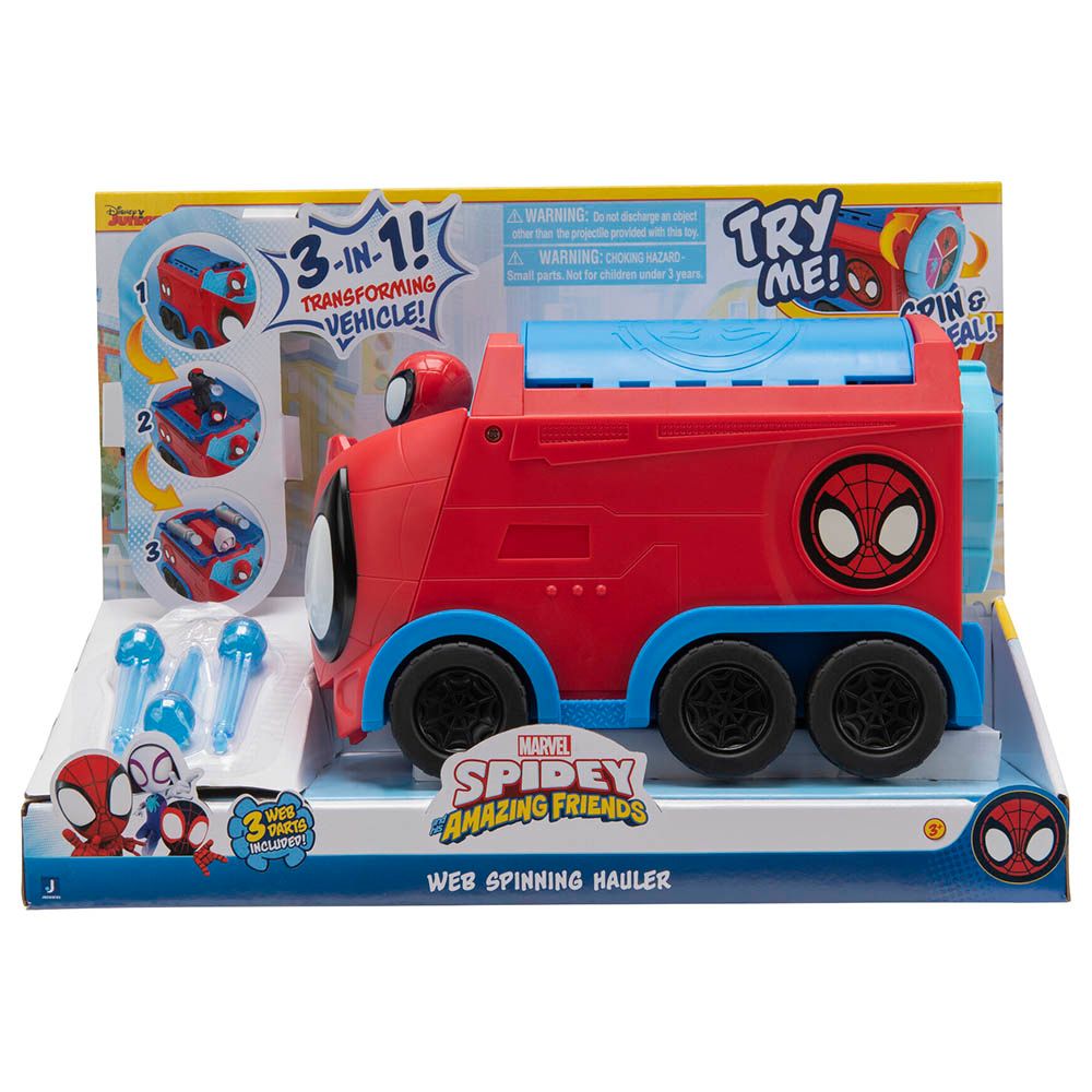 Spiderman - Spidey N Friends Vehicle Web Spin Hauler