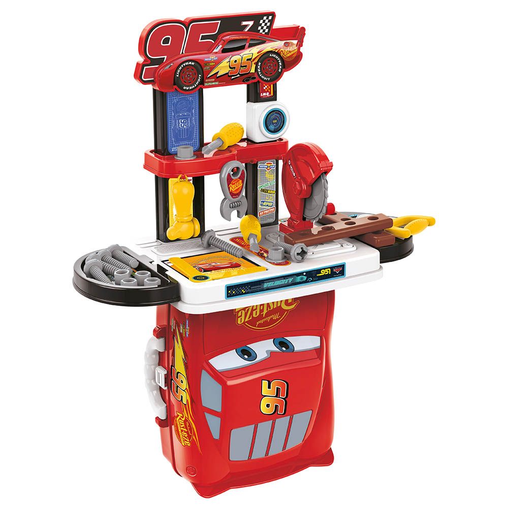 Disney - Cars Construction Play Suitcase - 32pcs