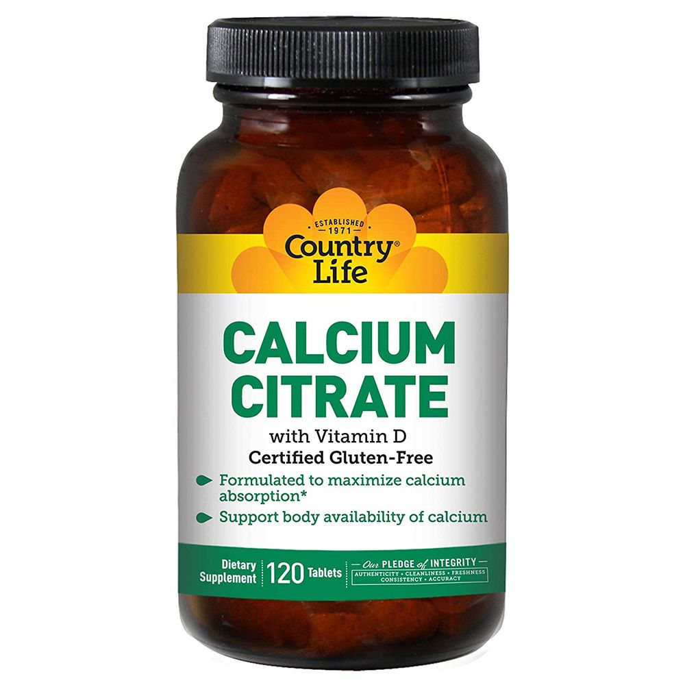 Country Life - Calcium Citrate Tablets 120's