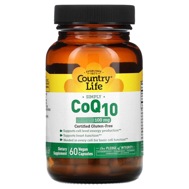 Country Life - CoQ10 100mg Vegan Capsules 60's