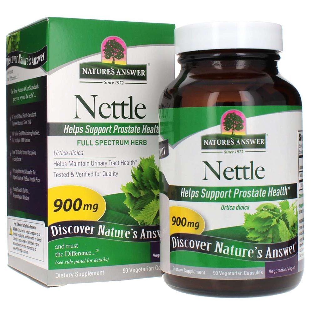 Nature's Answer - Nettle Leaf 900mg Vegetarian Capsules 90's