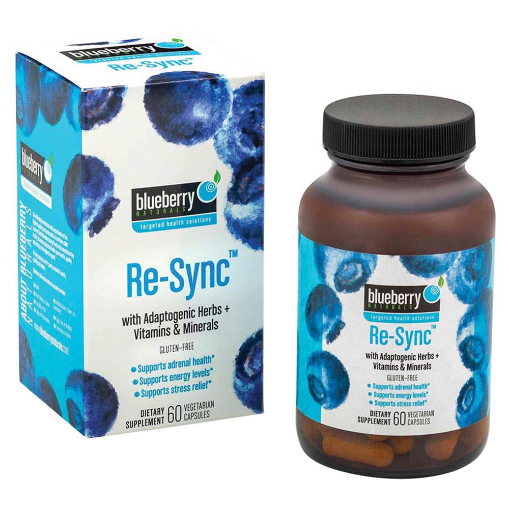 Blueberry Naturals Re Sync Vegetarian Capsules 60 s