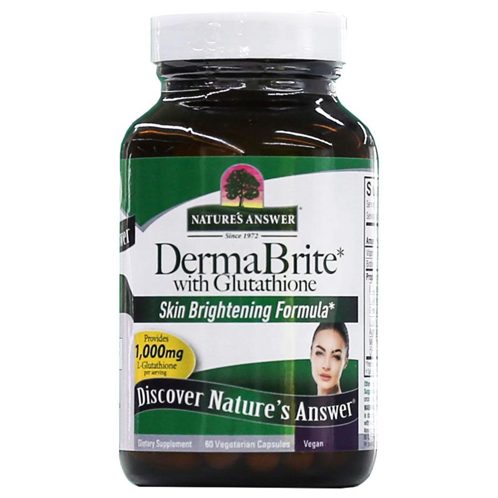 Nature's Answer - DermaBrite with Glutathione Capsules 60's