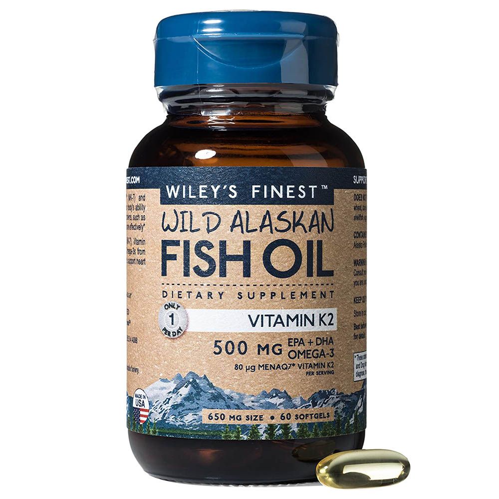 Wiley's Finest - Vitamin K2 with EPA + DHA Softgels 60's