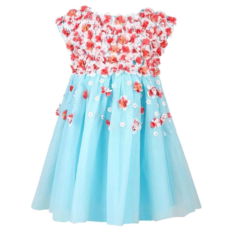 A Little Fable - Secret Garden Dress - Blue