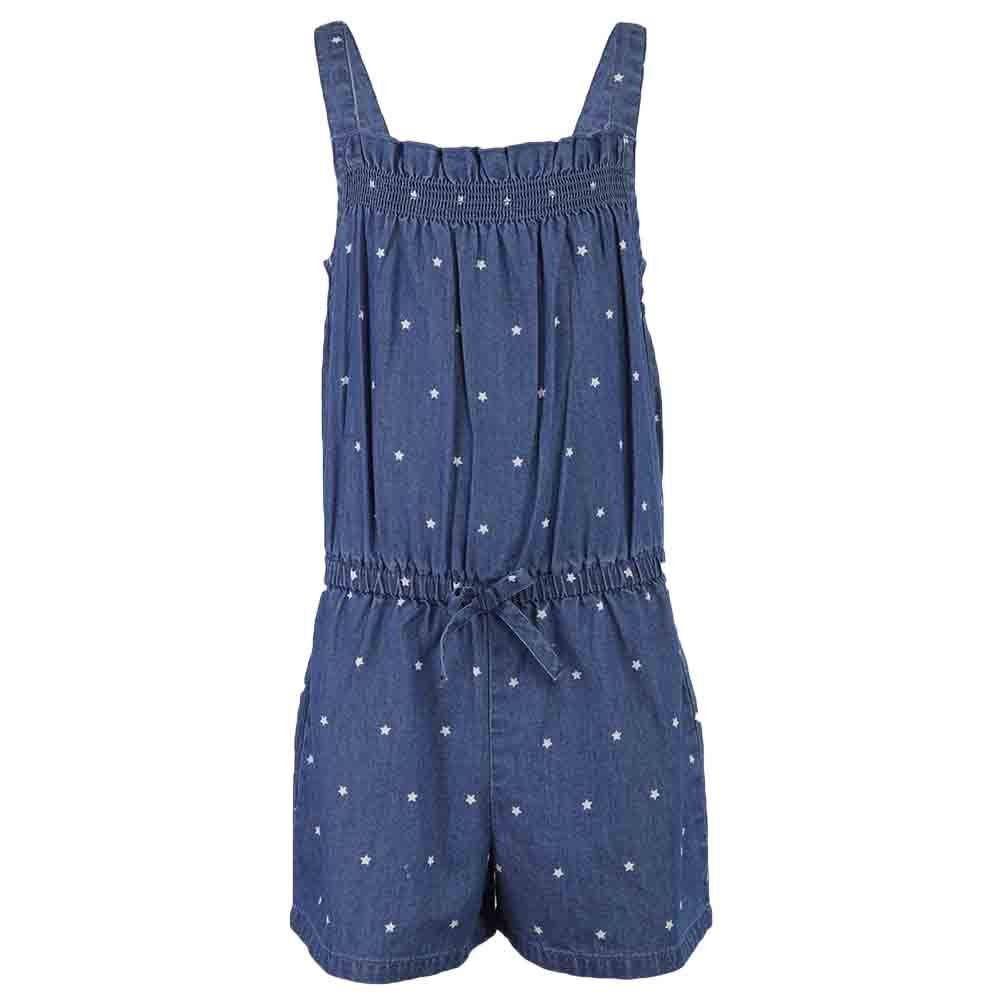 A Little Fable - Star Jump Suit - Blue