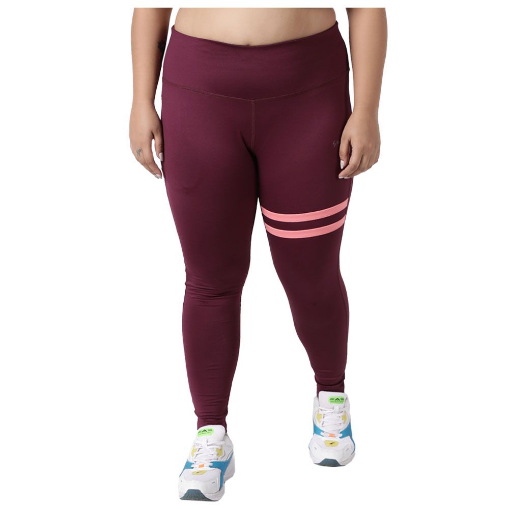 Studioactiv - Be Strong Leggings Curvy - Maroon