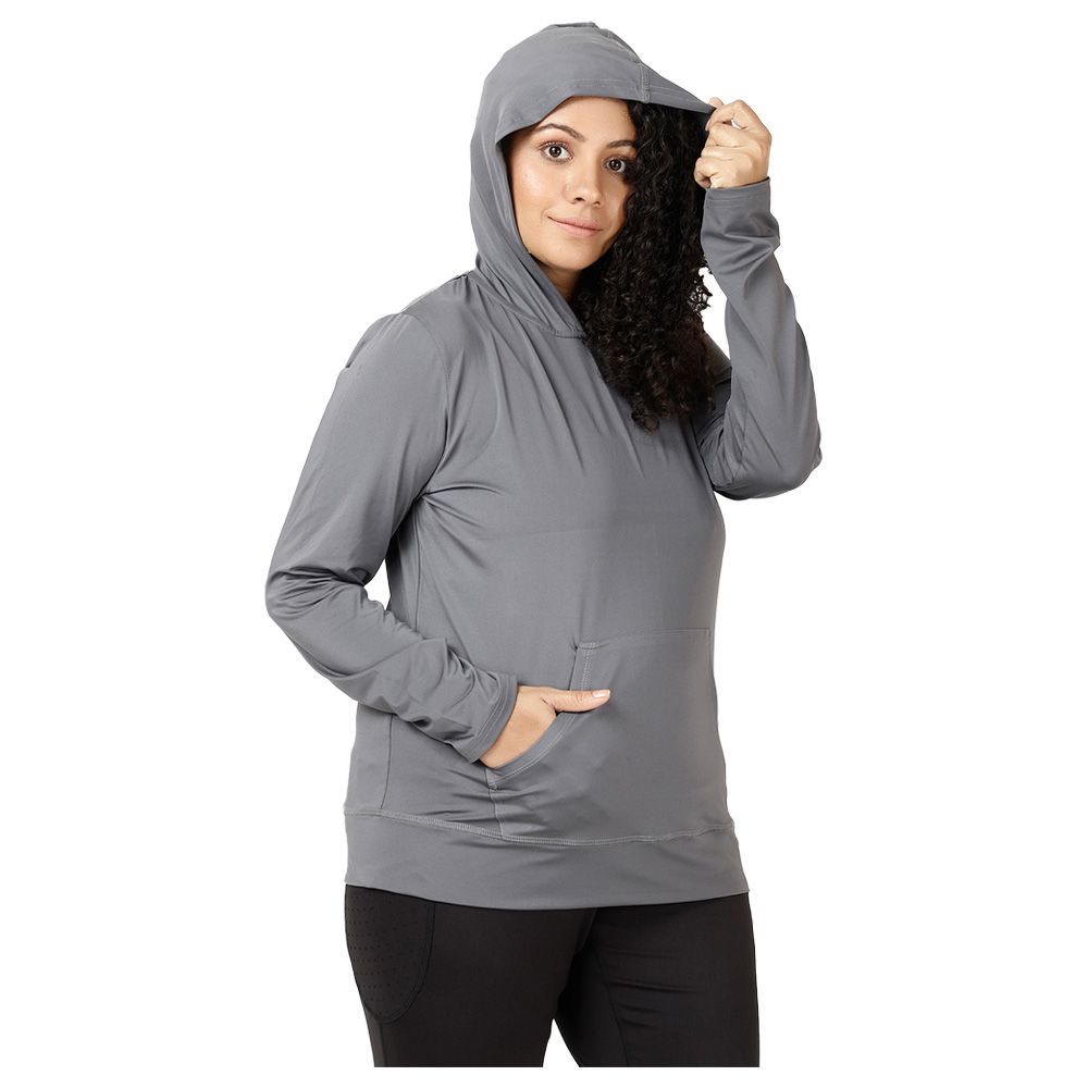 Studioactiv - Sassy Full Sleeves Hoodie Curvy - Grey