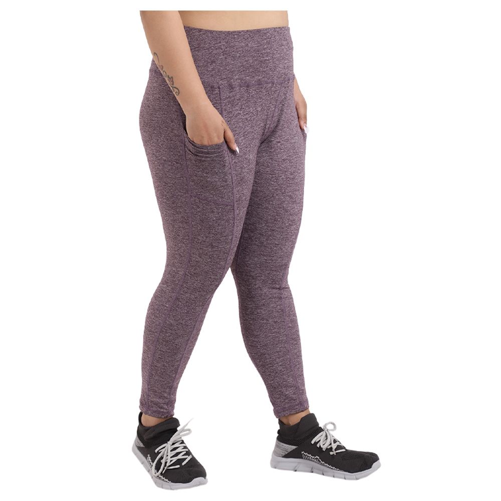 Studioactiv - Pace Leggings Curvy - Purple Melange