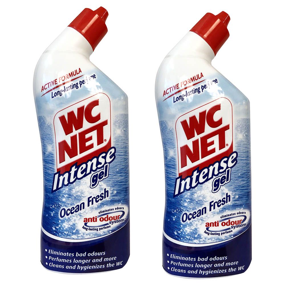 Wc Net - Toilet Cleaner Gel 750ml Pack Of 2 - Ocean Fresh