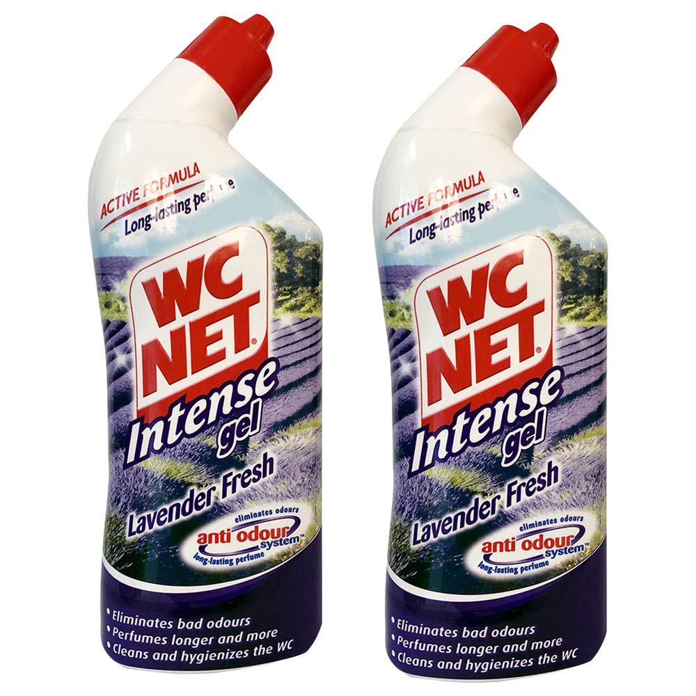 Wc Net - Toilet Cleaner Gel 750ml Pack Of 2 - Lavender Fresh