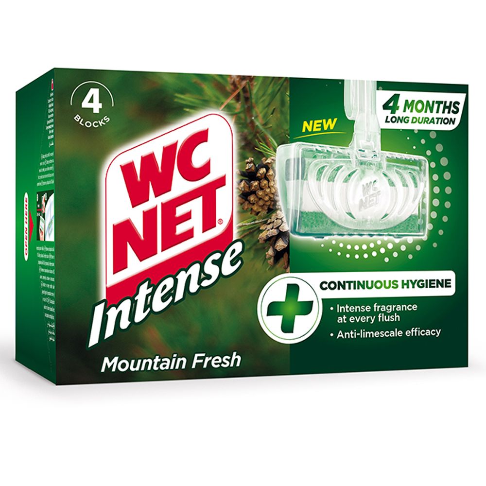 WC Net - Toilet Blocks Intense Nature Fresh 4pcs