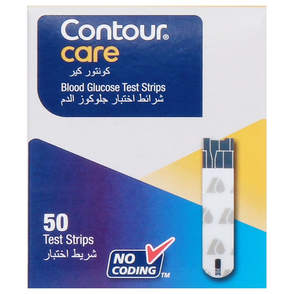 Ascensia Contour - Blood Glucose Care Strips 50's