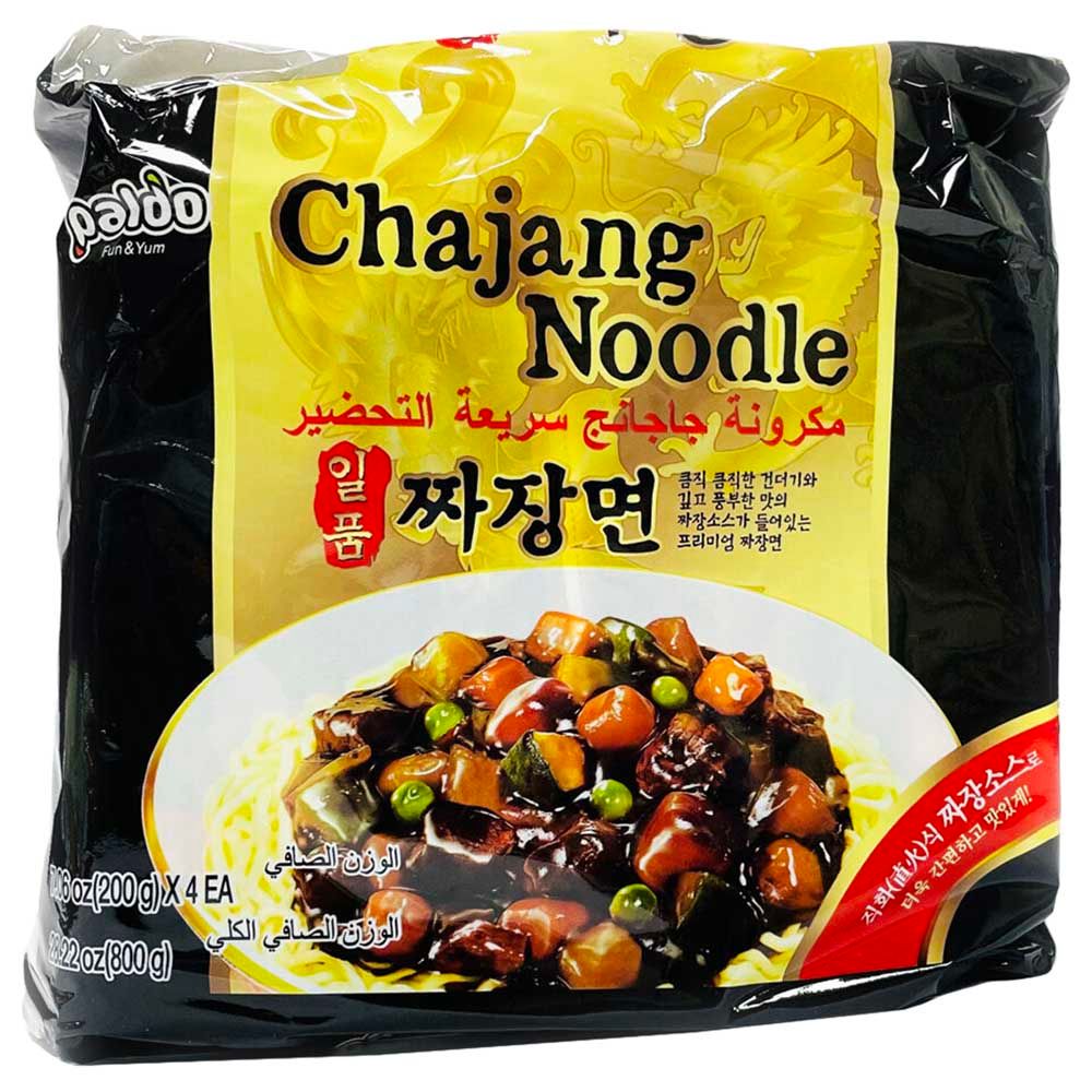 Paldo - Jjajang Noodle - 200G - Pack Of 4