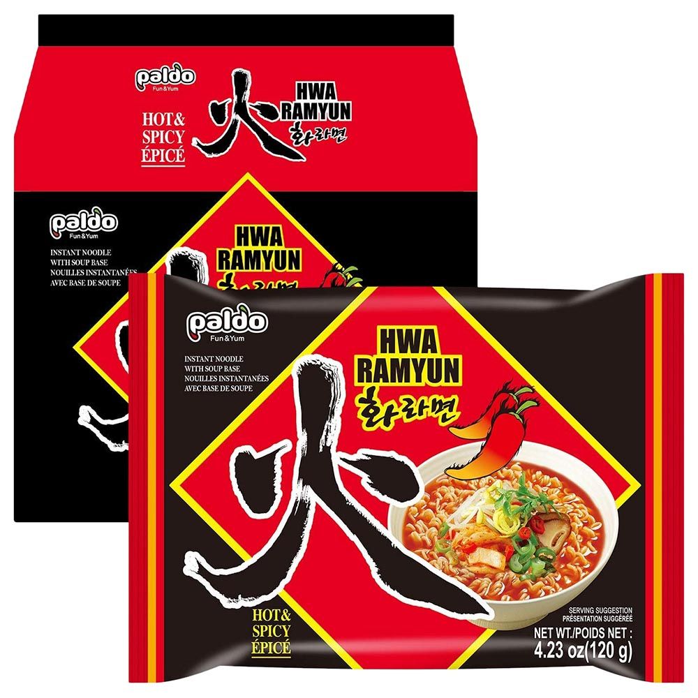 Paldo - Hwa Ramyun Noodle - Pack of 4