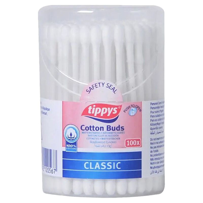 Tippys - Drum Cotton Ear Buds - 100pcs