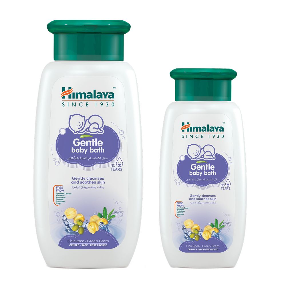 Himalaya - Gentle Baby Bath 400ml + 200ml Free