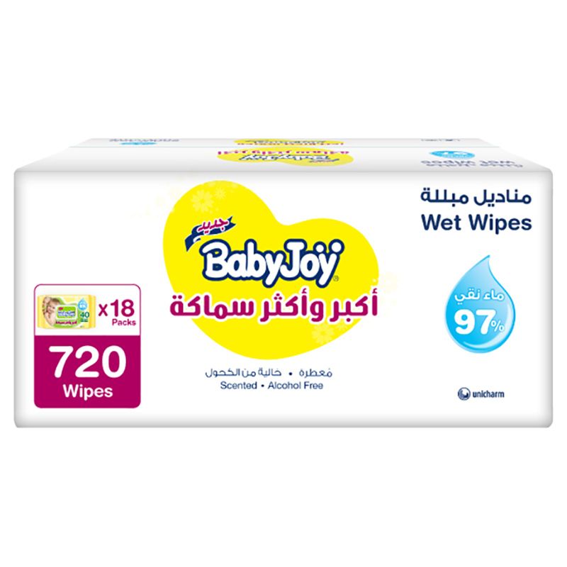 Babyjoy - Thick & Larger Wet Wipes Mega Pack 720Pcs