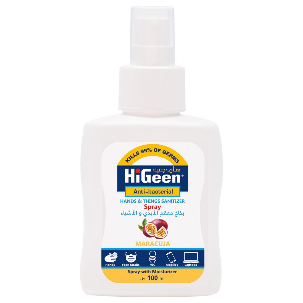 Higeen - Hand Sanitizer Spray - 100Ml - Fresh Maracuja